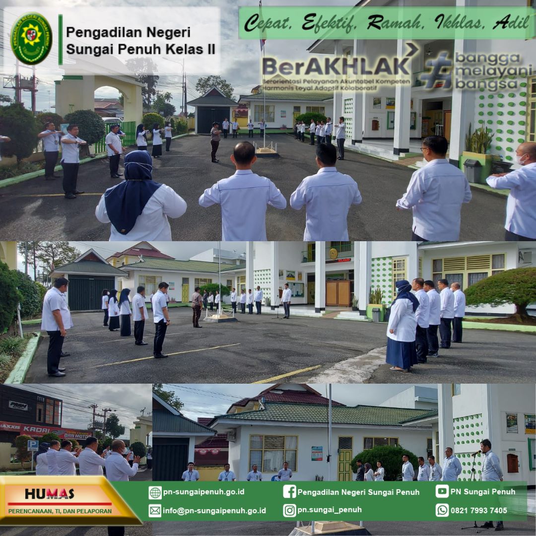 Apel Pagi Senin 30 Januari 2023