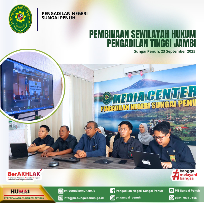 Pembinaan Sewilayah Pengadilan Tinggi Jambi