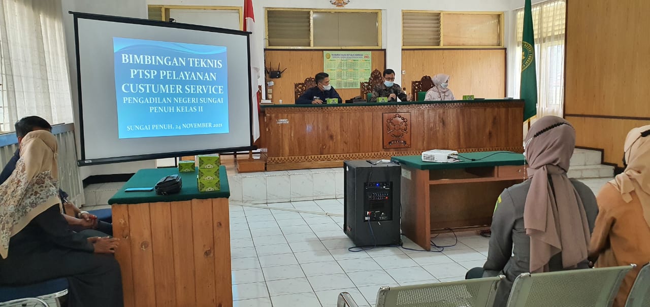 Bimtek Pelayanan PTSP yang dibawakan oleh Bank BRI Cabang Sungai Penuh
