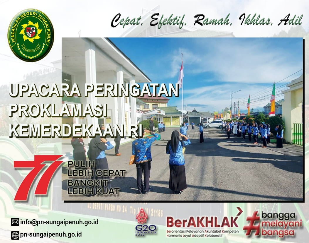 Upacara Peringatan Proklamasi Kemerdekaan RI