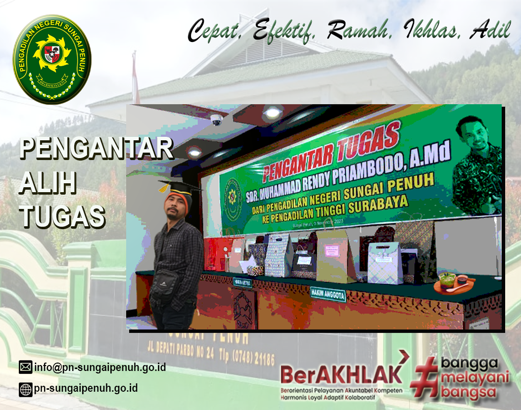 Pengantar Alih Tugas