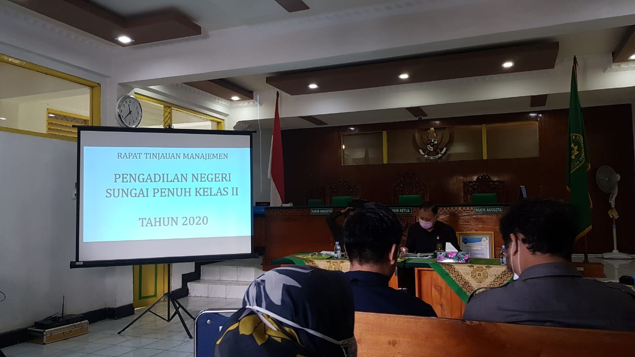 Rapat Tinjauan Manajemen Pengadilan Negeri Sungai Penuh Kelas II