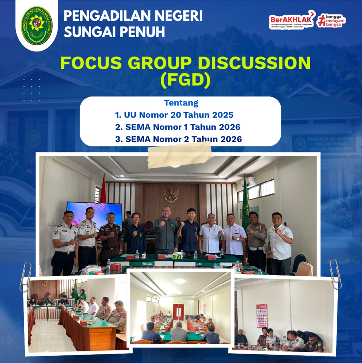 Focus Group Discussion (FGD) Tentang Ketentuan KUHAP