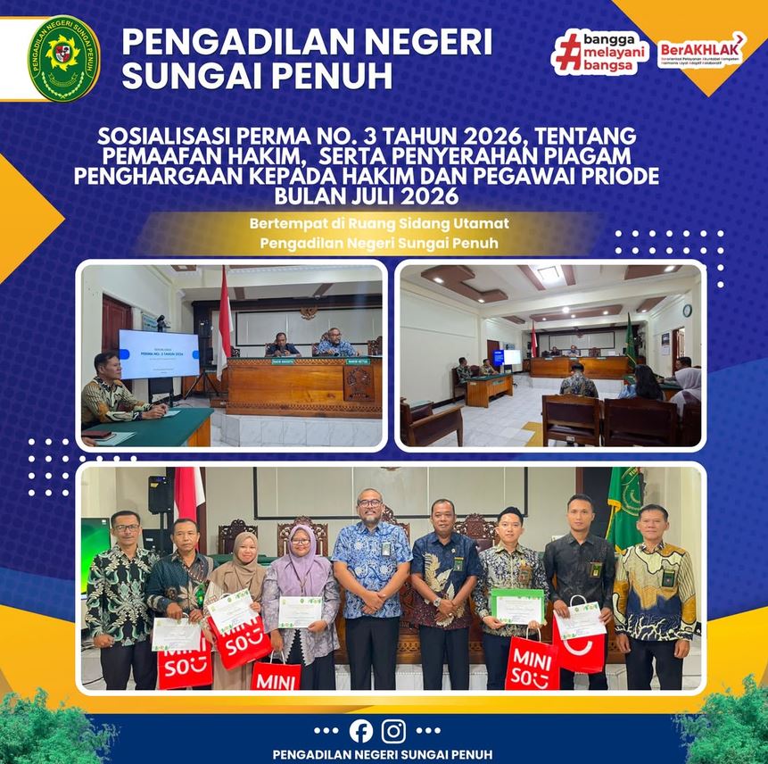 Sosialisasi PERMA Nomor 3 Tahun 2026